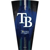 L5000 Tampa Bay Rays 30" Lighted Bar Stool with Black Wrinkle Finish by Holland Bar Stool Co., L500030MLBTamBlkVinyl
