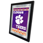Clemson 17"x22" Logo Wall Mirror by Holland Bar Stool Company, AGS-MLogoClmson