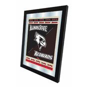 Illinois State University 17"x22" Logo Wall Mirror by Holland Bar Stool Company, AGS-MLogoIllStU