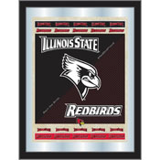Illinois State University 17"x22" Logo Wall Mirror by Holland Bar Stool Company, AGS-MLogoIllStU