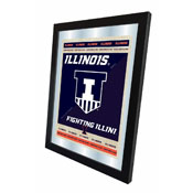University of Illinois 17"x22" Logo Wall Mirror by Holland Bar Stool Company, AGS-MLogoIlliniU