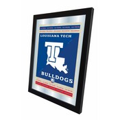 Louisiana Tech University 17"x22" Logo Wall Mirror by Holland Bar Stool Company, AGS-MLogoLaTech