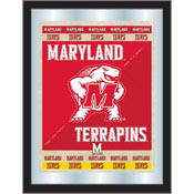 University of Maryland 17"x22" Logo Wall Mirror by Holland Bar Stool Company, AGS-MLogoMrylnd