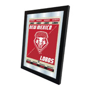 University of New Mexico 17"x22" Logo Wall Mirror by Holland Bar Stool Company, AGS-MLogoNewMex