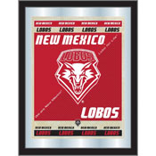 University of New Mexico 17"x22" Logo Wall Mirror by Holland Bar Stool Company, AGS-MLogoNewMex