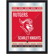 Rutgers 17"x22" Logo Wall Mirror by Holland Bar Stool Company, AGS-MLogoRutger
