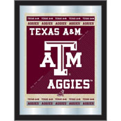 Texas A&M 17"x22" Logo Wall Mirror by Holland Bar Stool Company, AGS-MLogoTexA-M