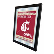 Washington State University 17"x22" Logo Wall Mirror by Holland Bar Stool Company, AGS-MLogoWashSt
