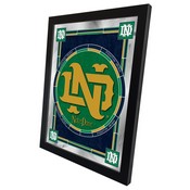 Notre Dame (Vintage) 17"x22" Logo Wall Mirror by Holland Bar Stool Co., MLogo07NotreD