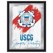 United States Coast Guard 17"x22" Logo Wall Mirror by Holland Bar Stool Company, AGS-MLogoCstGrd