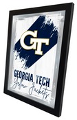 Georgia Tech 17"x22" Logo Wall Mirror by Holland Bar Stool Company, AGS-MLogoGATech