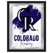 Colorado Rockies 17"x22" Logo Wall Mirror by Holland Bar Stool, AGS-MLogoMLBCol
