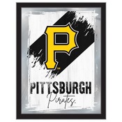 Pittsburgh Pirates 17"x22" Logo Wall Mirror by Holland Bar Stool, AGS-MLogoMLBPit