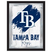 Tampa Bay Rays 17"x22" Logo Wall Mirror by Holland Bar Stool, AGS-MLogoMLBTam