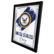United States Navy 17"x22" Logo Wall Mirror by Holland Bar Stool Company, AGS-MLogoNavy