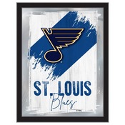 St Louis Blues 17"x22" Logo Wall Mirror by Holland Bar Stool Company, MLogo08STLBlu