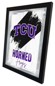 TCU 17"x22" Logo Wall Mirror by Holland Bar Stool Company, AGS-MLogoTexChr