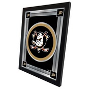 Anaheim Ducks 17" x 22" Logo Mirror by Holland Bar Stool Company, MLogoAnaDks