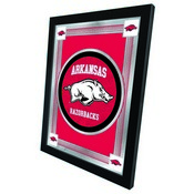 University of Arkansas 17"x22" Logo Wall Mirror by Holland Bar Stool Company, AGS-MLogoArknUn