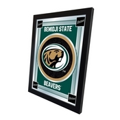 Bmidji State University 17"x22" Logo Wall Mirror by Holland Bar Stool Company, AGS-MLogoBmijSt
