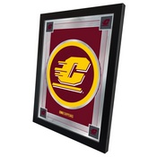 Central Michigan University 17"x22" Logo Wall Mirror by Holland Bar Stool Company, AGS-MLogoCenMic