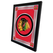 Chicago Blackhawks 17" x 22" Logo Mirror by Holland Bar Stool Company, MLogoChiHwk