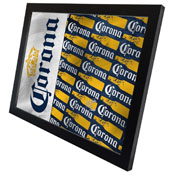 Corona (YwBtlPtrn) 17"x22" Logo Wall Mirror, MLogoCrna-YwBtlPtrn