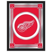 Detroit Red Wings 17" x 22" Logo Mirror by Holland Bar Stool Company, MLogoDetRed