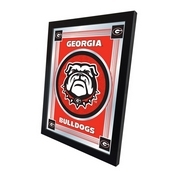 Georgia "Bulldog" 17" x 22" Logo Mirror by Holland Bar Stool Company, MLogoGA-Dog