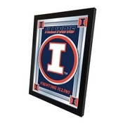 University of Illinois 17"x22" Logo Wall Mirror by Holland Bar Stool Company, AGS-MLogoIlliniU