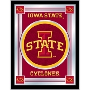 Iowa State University 17"x22" Logo Wall Mirror by Holland Bar Stool Company, AGS-MLogoIowaSt