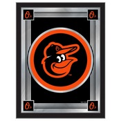Baltimore Orioles 17"x22" Logo Wall Mirror by Holland Bar Stool, AGS-MLogoMLBBal