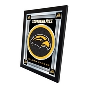 University of Southern Mississippi 17"x22" Logo Wall Mirror by Holland Bar Stool Company, AGS-MLogoSouMis