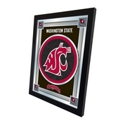 Washington State University 17"x22" Logo Wall Mirror by Holland Bar Stool Company, AGS-MLogoWashSt