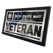 United States Navy 26" x 15" Veteran Wall Mirror, MVetNavy