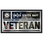 United States Navy 26" x 15" Veteran Wall Mirror, MVetNavy