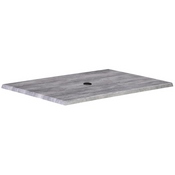 30" x 48", Indoor/Outdoor All-Season EnduroTop Table Top with Umbrella Hole by the Holland Bar Stool Co., AGS-OD3048BlkStlU