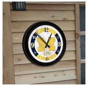 University of Arizona Indoor/Outdoor LED Wall Clock by Holland Bar Stool Co., ODClk14BK-08ArizUn