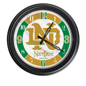 Notre Dame  (Vintage) Indoor/Outdoor LED Wall Clock by Holland Bar Stool Co., ODClk14BK-0807NotreD