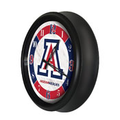 University of Arizona Indoor/Outdoor LED Wall Clock by Holland Bar Stool Co., ODClk14BK-08ArizUn