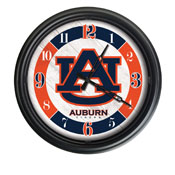 Auburn University Indoor/Outdoor LED Wall Clock by Holland Bar Stool Co., ODClk14BK-08Auburn