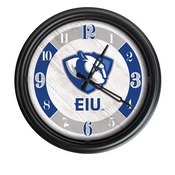 Eastern Illinois University Indoor/Outdoor LED Wall Clock by Holland Bar Stool Co., ODClk14BK-08EastIL