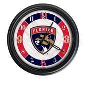 Florida Panthers Indoor/Outdoor LED Wall Clock by Holland Bar Stool Co., ODClk14BK-08FlaPan