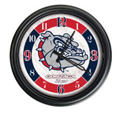 Gonzaga Indoor/Outdoor LED Wall Clock by Holland Bar Stool Co., ODClk14BK-08Gonzga