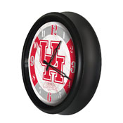 University of Houston Indoor/Outdoor LED Wall Clock by Holland Bar Stool Co., ODClk14BK-08Houston