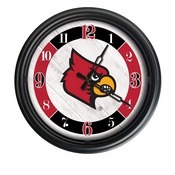 University of Louisville Indoor/Outdoor LED Wall Clock by Holland Bar Stool Co., ODClk14BK-08Lville