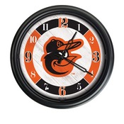 Baltimore Orioles Indoor/Outdoor LED Wall Clock, ODClk14BK-08MLBBal