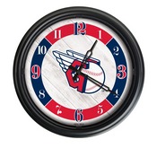 Cleveland Guardians Indoor/Outdoor LED Wall Clock, ODClk14BK-08MLBCle