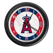 Los Angeles Angels Indoor/Outdoor LED Wall Clock, ODClk14BK-08MLBLAA