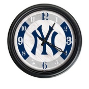 New York Yankees Indoor/Outdoor LED Wall Clock, ODClk14BK-08MLBNYY